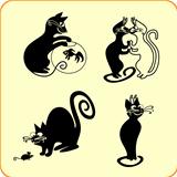 Four Black Cats 