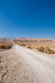 Road in  Desert