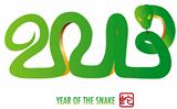 Chinese New Year 2013 Green Snake Calligraphy