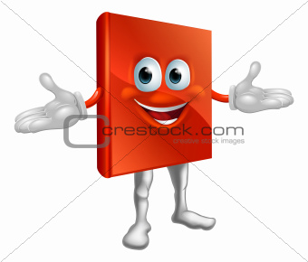 Book mascot education character 