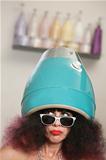 Lady in Large Hair Dryer