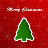 Merry christmas background with fir tree.