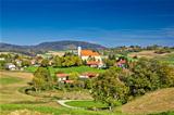 Idyllic green nature of croatian village of Glogovnica