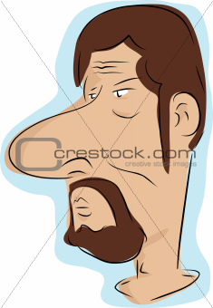 Man with Beard and Moustache