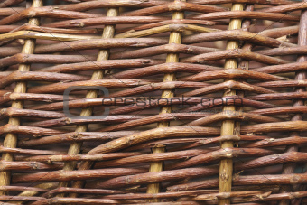 wooden weaving pattern
