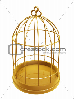 golden birdcage