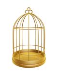 golden birdcage