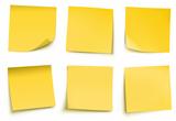 Yellow post it notes