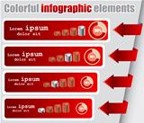 Infographic elements in vector format