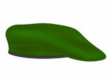 Military green beret