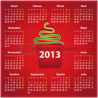 2013 Spanish calendar