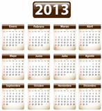2013 Spanish calendar