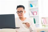 Southeast Asian male online shopping