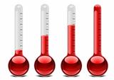 red thermometers