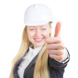 Engineer Woman Thumbs Up