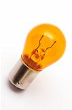 Orange light bulb