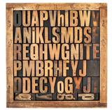 vintage alphabet letters