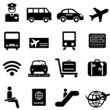 Airport and air travel icons