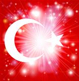 Turkish flag background