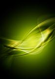 Bright green wavy abstraction