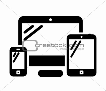 Phone, computer and tablet