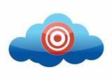 a target on a cloud