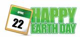 Earth day calendar april 22