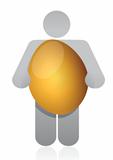 icon holding golden egg