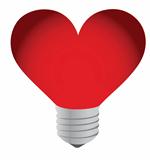 Lightbulb heart