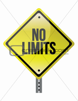 no limit sign concept