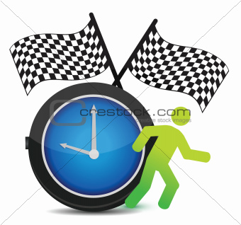 Race Against Time concept