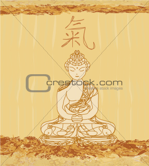 Chinese Traditional Artistic Buddhism Pattern