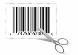 barcode with a dotted line