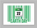 nature barcode and Earth day