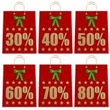 Christmas  Shopping Bags with discounts