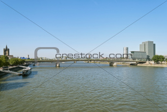 Deutzer Bridge in Cologne