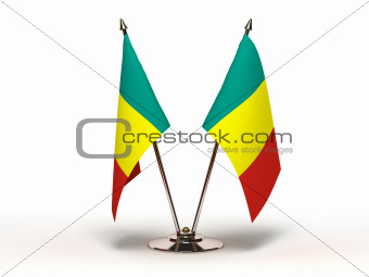 Miniature Flag of Mali (Isolated)