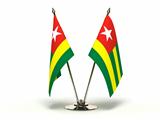 Miniature Flag of Togo (Isolated)