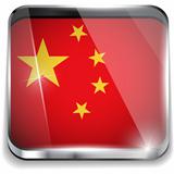 China Flag Smartphone Application Square Buttons