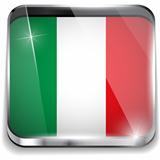 Italy Flag Smartphone Application Square Buttons