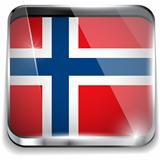 Norway Flag Smartphone Application Square Buttons