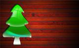 Green and Stylized Christmas Tree