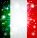 Italian flag background