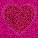 Vector background on Valentine's Day with heart