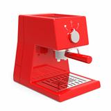 Red espresso machine