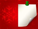 Christmas New Year background with sticky paper