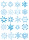 Decorative vector Snowflakes set
