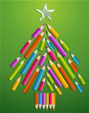 Art and design education Christmas tree