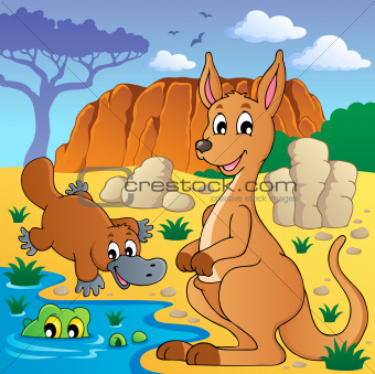 Australian animals theme 4