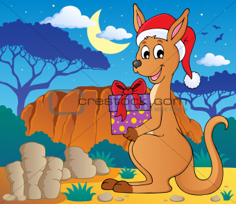 Image 4998627: Christmas kangaroo theme image 2 from Crestock Stock Photos